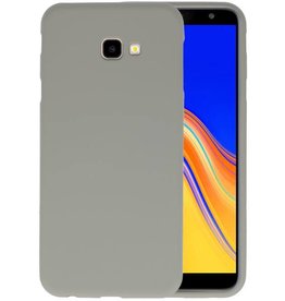 BAOHU BackCover Hoesje Color Telefoonhoesje Samsung Galaxy J4 Plus - Grijs