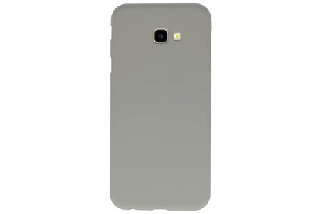 BackCover Hoesje Color Telefoonhoesje voor Samsung Galaxy J4 Plus - Grijs