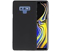 BAOHU Hoesje Geschikt voor de Samsung Galaxy Note 9 - Backcover Color Telefoonhoesje - Zwart