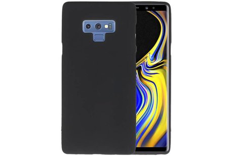 BAOHU Hoesje Geschikt voor de Samsung Galaxy Note 9 - Backcover Color Telefoonhoesje - Zwart