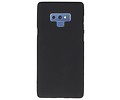 BAOHU Hoesje Geschikt voor de Samsung Galaxy Note 9 - Backcover Color Telefoonhoesje - Zwart