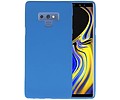 BAOHU Hoesje Geschikt voor de Samsung Galaxy Note 9 - Backcover Color Telefoonhoesje - Navy