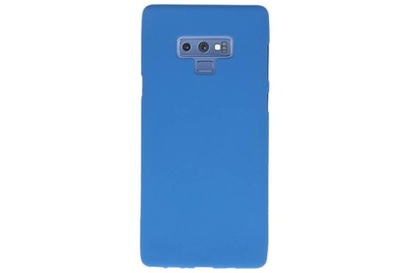 BAOHU Hoesje Geschikt voor de Samsung Galaxy Note 9 - Backcover Color Telefoonhoesje - Navy
