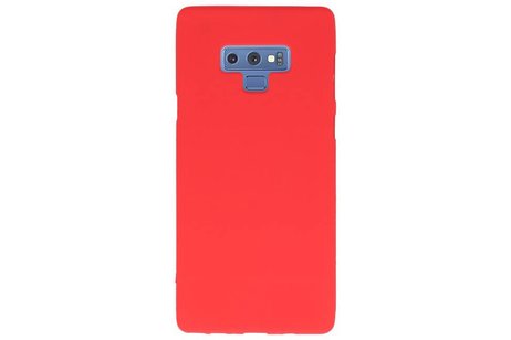 BackCover Hoesje Color Telefoonhoesje voor Samsung Galaxy Note 9 - Rood