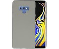 BackCover Hoesje Color Telefoonhoesje voor Samsung Galaxy Note 9 - Grijs