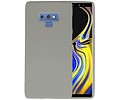 BAOHU Hoesje Geschikt voor de Samsung Galaxy Note 9 - Backcover Color Telefoonhoesje - Grijs