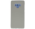 BAOHU Hoesje Geschikt voor de Samsung Galaxy Note 9 - Backcover Color Telefoonhoesje - Grijs