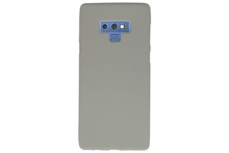 BackCover Hoesje Color Telefoonhoesje voor Samsung Galaxy Note 9 - Grijs