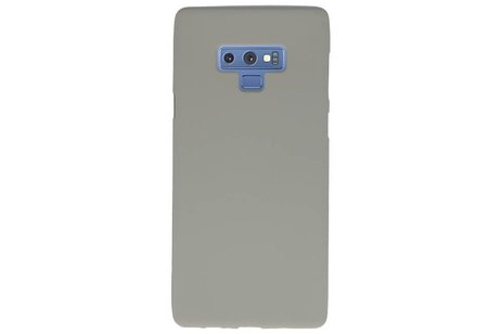 BAOHU Hoesje Geschikt voor de Samsung Galaxy Note 9 - Backcover Color Telefoonhoesje - Grijs