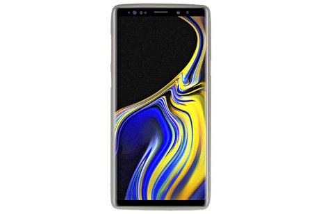 BAOHU Hoesje Geschikt voor de Samsung Galaxy Note 9 - Backcover Color Telefoonhoesje - Grijs