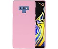 BackCover Hoesje Color Telefoonhoesje voor Samsung Galaxy Note 9 - Roze