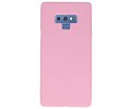 BackCover Hoesje Color Telefoonhoesje voor Samsung Galaxy Note 9 - Roze