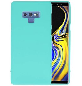 BAOHU BackCover Hoesje Color Telefoonhoesje Samsung Galaxy Note 9 - Turquoise