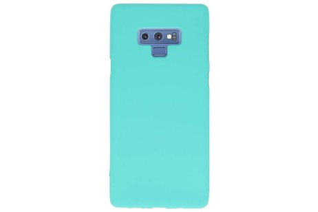 BackCover Hoesje Color Telefoonhoesje voor Samsung Galaxy Note 9 - Turquoise