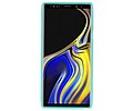 BAOHU Hoesje Geschikt voor de Samsung Galaxy Note 9 - Backcover Color Telefoonhoesje - Turquoise