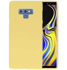 BAOHU BackCover Hoesje Color Telefoonhoesje Samsung Galaxy Note 9 - Geel