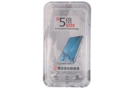 BAOHU Schokbestendig Back Cover Hoesje - Shockproof Telefoonhoesje -  Geschikt voor iPhone XR - Transparant