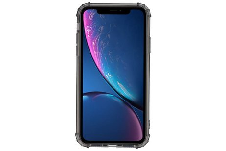 Schokbestendig Back Cover Hoesje - Shockproof Telefoonhoesje -  Geschikt voor iPhone XR - Grijs