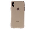 Schokbestendig Back Cover Hoesje - Shockproof Telefoonhoesje -  Geschikt voor iPhone XS / iPhone X - Transparant