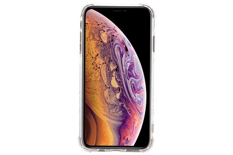 Schokbestendig Back Cover Hoesje - Shockproof Telefoonhoesje -  Geschikt voor iPhone XS Max - Transparant