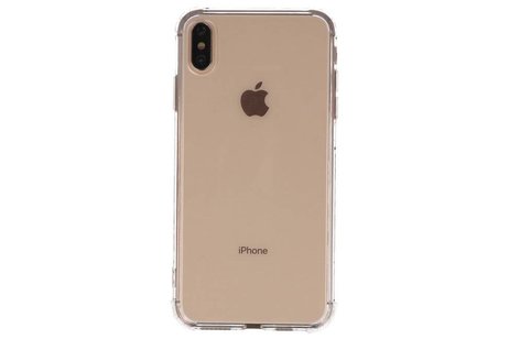 Schokbestendig Back Cover Hoesje - Shockproof Telefoonhoesje -  Geschikt voor iPhone XS Max - Transparant