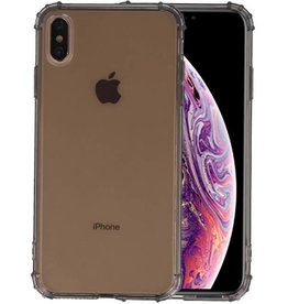 BAOHU Schokbestendig Back Cover Hoesje iPhone XS Max Grijs