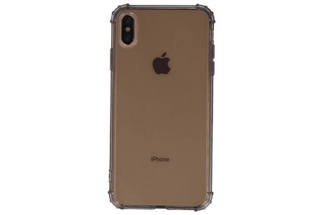 Schokbestendig Back Cover Hoesje - Shockproof Telefoonhoesje -  Geschikt voor iPhone XS Max - Grijs