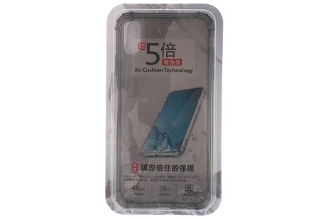 BAOHU Schokbestendig Back Cover Hoesje - Shockproof Telefoonhoesje -  Geschikt voor iPhone XS Max - Grijs