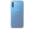 Schokbestendig Back Cover Hoesje - Shockproof Telefoonhoesje -  Geschikt voor  Samsung Galaxy A7 2018 - Transparant