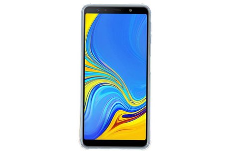 Schokbestendig Back Cover Hoesje - Shockproof Telefoonhoesje -  Geschikt voor  Samsung Galaxy A7 2018 - Transparant