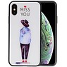 BAOHU Print Hardcase iPhone XS Miss You