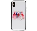 BAOHU Print Hardcase - Hoesje Geschikt voor iPhone XS Dress