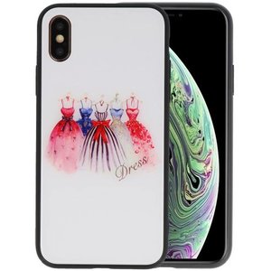 Print Hardcase voor iPhone XS Dress