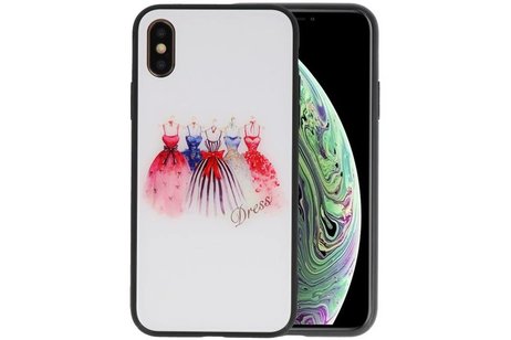BAOHU Print Hardcase - Hoesje Geschikt voor iPhone XS Dress