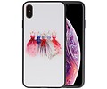 BAOHU Print Hardcase - Hoesje Geschikt voor iPhone XS Max Dress
