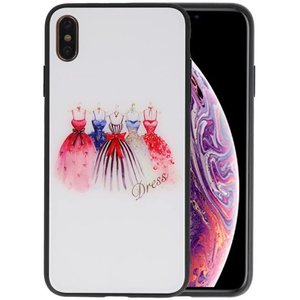 BAOHU Print Hardcase - Hoesje Geschikt voor iPhone XS Max Dress