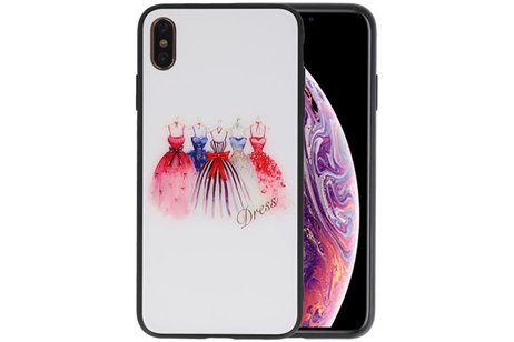 BAOHU Print Hardcase - Hoesje Geschikt voor iPhone XS Max Dress