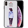 BAOHU Print Hardcase iPhone XS Max Miss You