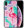 BAOHU Print Hardcase iPhone XS Max Lucky Me Flamingo