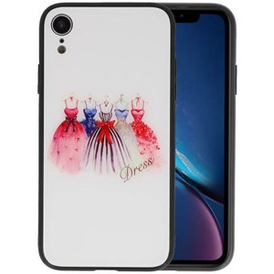 Print Hardcase voor iPhone XR Dress