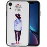 BAOHU Print Hardcase iPhone XR Miss You