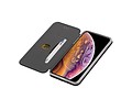 Slim Folio Case - Book Case Telefoonhoesje - Folio Flip Hoesje - Geschikt voor iPhone XS Max - Zwart