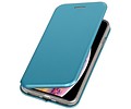 Slim Folio Case - Book Case Telefoonhoesje - Folio Flip Hoesje - Geschikt voor iPhone XS Max - Blauw