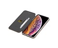 Slim Folio Case - Book Case Telefoonhoesje - Folio Flip Hoesje - Geschikt voor iPhone XS Max - Goud