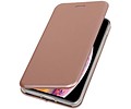 Slim Folio Case - Book Case Telefoonhoesje - Folio Flip Hoesje - Geschikt voor iPhone XS Max - Roze