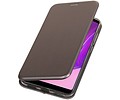 Slim Folio Case - Book Case Telefoonhoesje - Folio Flip Hoesje - Geschikt voor Samsung Galaxy A9 2018 - Grijs