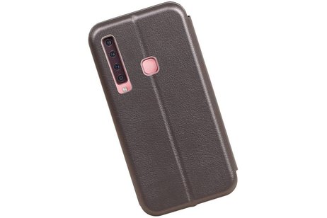 Slim Folio Case - Book Case Telefoonhoesje - Folio Flip Hoesje - Geschikt voor Samsung Galaxy A9 2018 - Grijs