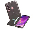 Slim Folio Case - Book Case Telefoonhoesje - Folio Flip Hoesje - Geschikt voor Samsung Galaxy A9 2018 - Grijs