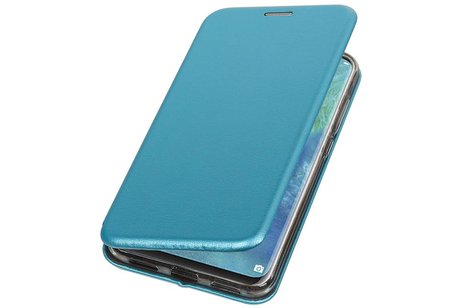 Slim Folio Case - Book Case Telefoonhoesje - Folio Flip Hoesje - Geschikt voor Huawei Mate 20 Pro - Blauw