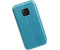 Slim Folio Case - Book Case Telefoonhoesje - Folio Flip Hoesje - Geschikt voor Huawei Mate 20 Pro - Blauw